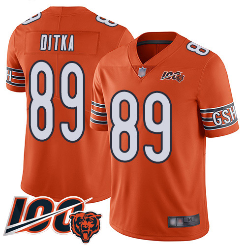 Bears #89 Mike Ditka Orange Youth Stitched Limited Rush 100th Season Jersey cheap jerseys for sale - CheapJerseys.Shop