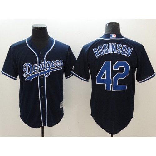 Los Angeles Dodgers #42 Jackie Robinson Navy Blue New Cool Base Stitched Jersey Men's cheap jerseys for sale - CheapJerseys.Shop