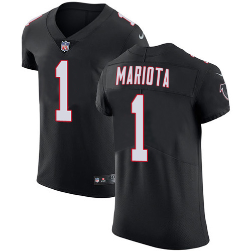 Falcons #1 Marcus Mariota Black Alternate Men's Stitched New Elite Jersey cheap jerseys for sale - CheapJerseys.Shop