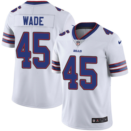 Buffalo Bills #45 Christian Wade White Men's Stitched Vapor Untouchable Limited Jersey Men's cheap jerseys for sale - CheapJerseys.Shop