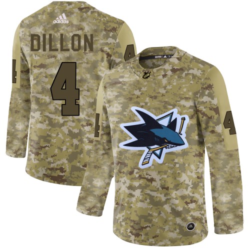 San Jose Sharks #4 Brenden Dillon Camo Authentic Stitched Jersey Men's cheap jerseys for sale - CheapJerseys.Shop