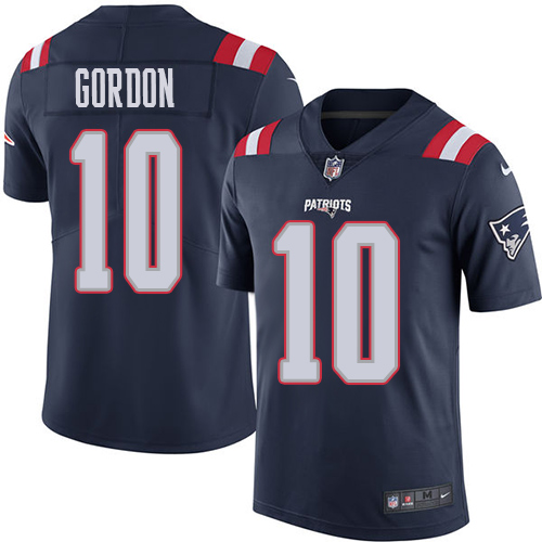 New England Patriots #10 Josh Gordon Navy Blue Youth Stitched Limited Rush Jersey Youth cheap jerseys for sale - CheapJerseys.Shop