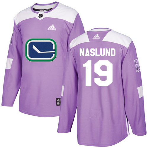 Vancouver Canucks #19 Markus Naslund Purple Authentic Fights Cancer Stitched Jersey Men's cheap jerseys for sale - CheapJerseys.Shop