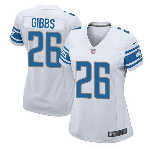 Lions #26 Jahmyr Gibbs White Women's Stitched Elite Jersey cheap jerseys for sale - CheapJerseys.Shop