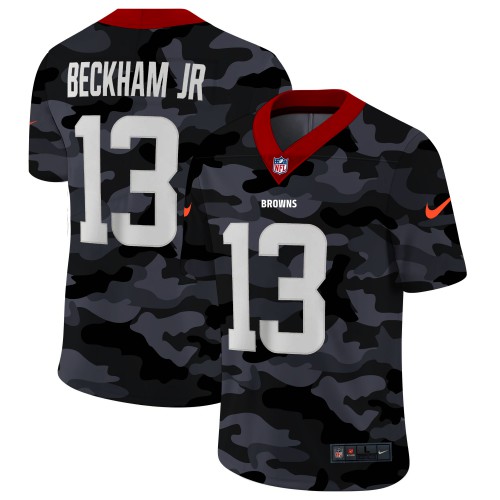 Cleveland Cleveland Browns #13 Odell Beckham Jr. Men's 2020 Black CAMO Vapor Untouchable Limited Stitched Jersey Men's cheap jerseys for sale - CheapJerseys.Shop