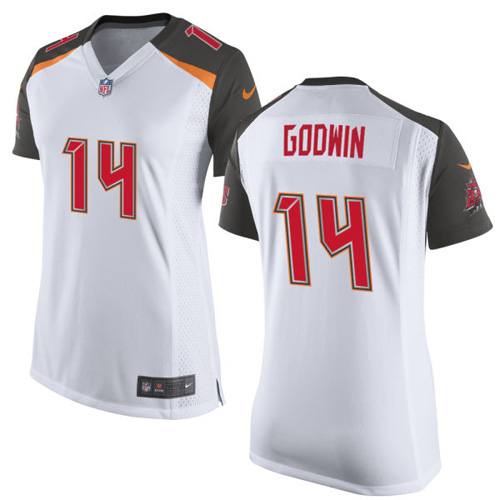 Buccaneers #14 Chris Godwin White Women's Stitched New Elite Jersey cheap jerseys for sale - CheapJerseys.Shop