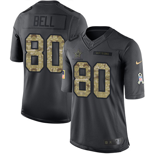 Dallas Cowboys #80 Blake Bell Black Youth Stitched Limited 2016 Salute to Service Jersey Youth cheap jerseys for sale - CheapJerseys.Shop