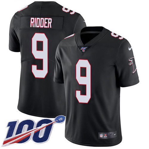 Falcons #9 Desmond Ridder Black Alternate Stitched Youth 100th Season Vapor Untouchable Limited Jersey cheap jerseys for sale - CheapJerseys.Shop