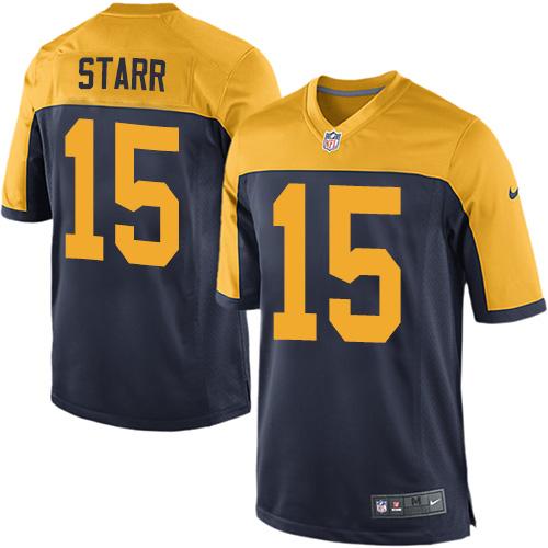 Packers #15 Bart Starr Navy Blue Alternate Youth Stitched New Elite Jersey cheap jerseys for sale - CheapJerseys.Shop