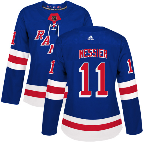 New York Rangers #11 Mark Messier Royal Blue Home Authentic Women's Stitched Jersey Womens cheap jerseys for sale - CheapJerseys.Shop
