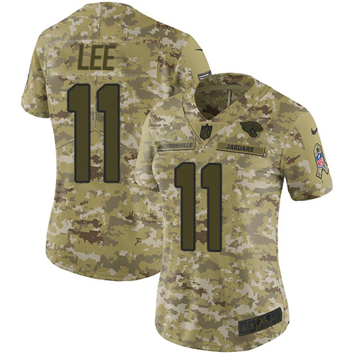 Jacksonville Jaguars #11 Marqise Lee Camo Women's Stitched Limited 2018 Salute to Service Jersey Womens cheap jerseys for sale - CheapJerseys.Shop