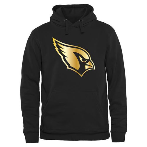 Men's Arizona Cardinals Pro Line Black Gold Collection Pullover Hoodie cheap jerseys for sale - CheapJerseys.Shop