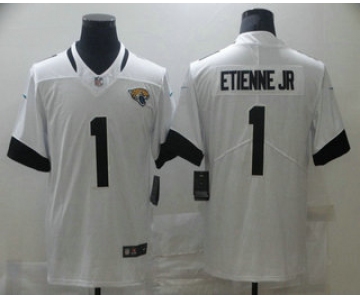 Men's Youth Women's Jacksonville Jaguars #1 Travis Etienne Jr White 2021 Vapor Untouchable Stitched Limited Jersey cheap jerseys for sale - CheapJerseys.Shop
