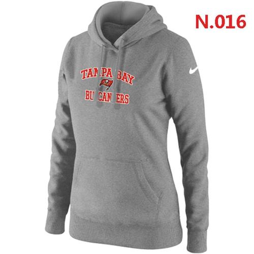 Women's Tampa Bay Buccaneers Heart & Soul Pullover Hoodie Light Grey cheap jerseys for sale - CheapJerseys.Shop