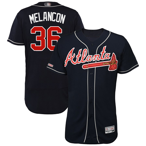 Atlanta Braves #36 Mark Melancon Navy Blue Flexbase Authentic Collection Stitched Jersey Men's cheap jerseys for sale - CheapJerseys.Shop