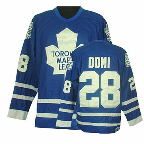 Maple Toronto Maple Leafs #28 Tie Domi Blue CCM Throwback Stitched Jersey Men's cheap jerseys for sale - CheapJerseys.Shop