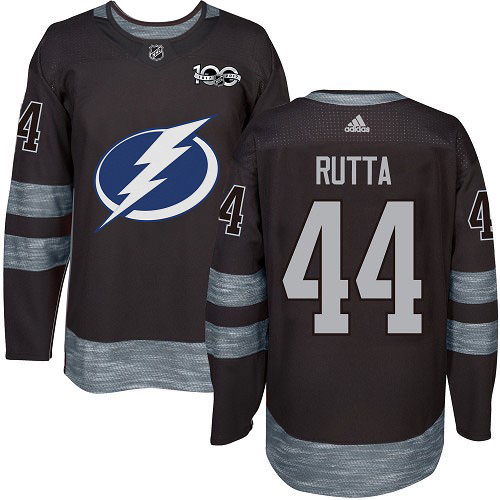 Tampa Bay Lightning #44 Jan Rutta Black 1917-2017 100th Anniversary Stitched Jersey Men's cheap jerseys for sale - CheapJerseys.Shop