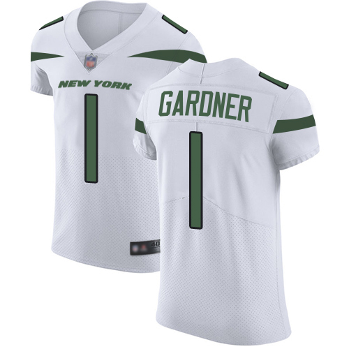 Jets #1 Ahmad Sauce Gardner White Men's Stitched Vapor Untouchable Elite Jersey cheap jerseys for sale - CheapJerseys.Shop