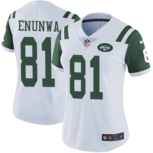New York Jets #81 Quincy Enunwa White Women's Stitched Vapor Untouchable Limited Jersey Womens cheap jerseys for sale - CheapJerseys.Shop