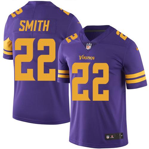 Vikings #22 Harrison Smith Purple Youth Stitched Limited Rush Jersey cheap jerseys for sale - CheapJerseys.Shop