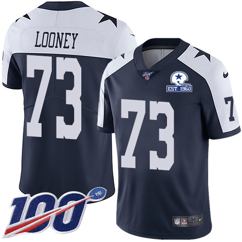 Dallas Cowboys #73 Joe Looney Navy Blue Thanksgiving Men's Stitched With Established In 1960 Patch 100th Season Vapor Untouchable Limited Throwbac cheap jerseys for sale - CheapJerseys.Shop