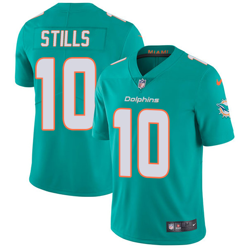Miami Dolphins #10 Kenny Stills Aqua Green Team Color Men's Stitched Vapor Untouchable Limited Jersey Men's cheap jerseys for sale - CheapJerseys.Shop