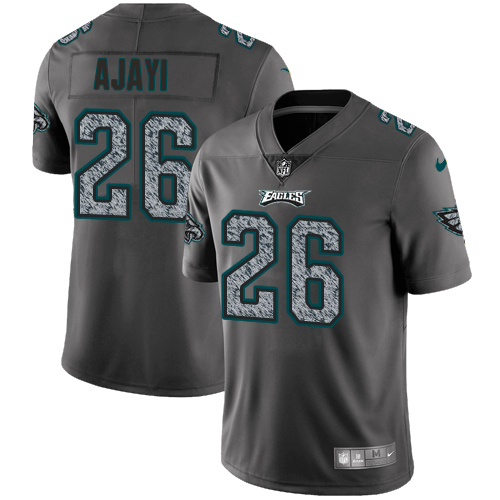 Philadelphia Eagles #26 Jay Ajayi Gray Static Men's Stitched Vapor Untouchable Limited Jersey Men's cheap jerseys for sale - CheapJerseys.Shop