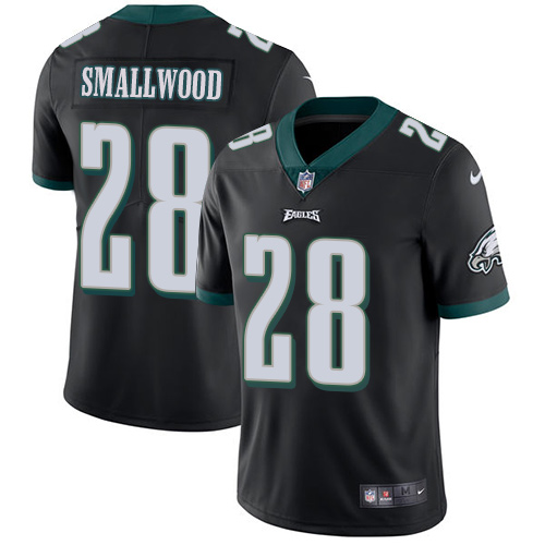 Philadelphia Eagles #28 Wendell Smallwood Black Alternate Men's Stitched Vapor Untouchable Limited Jersey Men's cheap jerseys for sale - CheapJerseys.Shop
