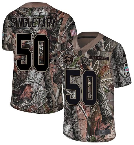 Bears #50 Mike Singletary Camo Men's Stitched Limited Rush Realtree Jersey cheap jerseys for sale - CheapJerseys.Shop