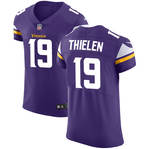 Vikings #19 Adam Thielen Purple Team Color Men's Stitched Vapor Untouchable Elite Jersey cheap jerseys for sale - CheapJerseys.Shop