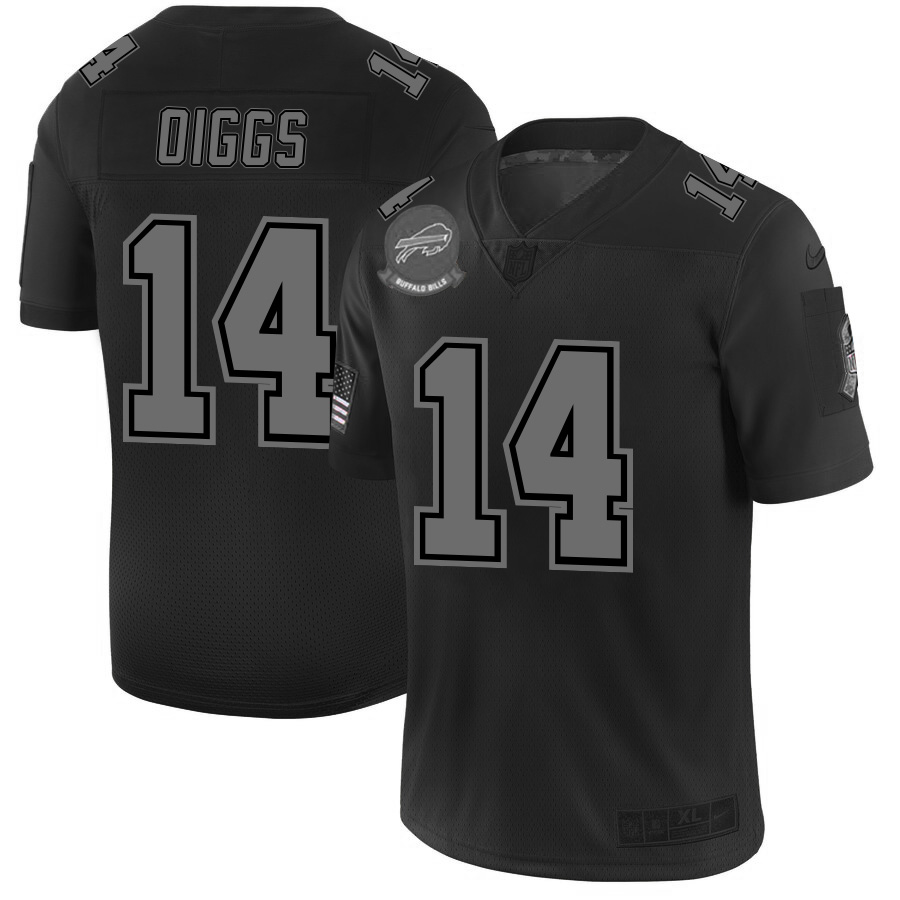 Buffalo Bills #14 Stefon Diggs Men's Black 2019 Salute To Service Limited Stitched Jersey cheap jerseys for sale - CheapJerseys.Shop