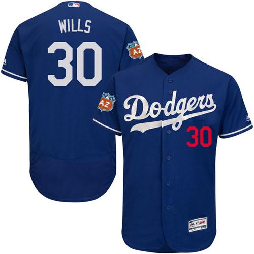 Los Angeles Dodgers #30 Maury Wills Blue Flexbase Authentic Collection Stitched Jersey Men's cheap jerseys for sale - CheapJerseys.Shop