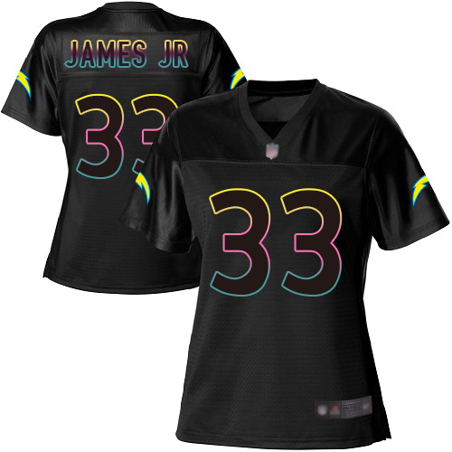 Chargers #33 Derwin James Jr Black Women's Fashion Game Jersey cheap jerseys for sale - CheapJerseys.Shop