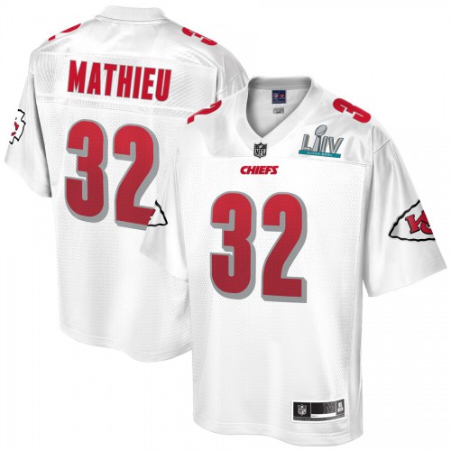 Men's Kansas City Kansas City Chiefs #32 Tyrann Mathieu Pro Line White Super Bowl LIV Champions Jersey Men's cheap jerseys for sale - CheapJerseys.Shop