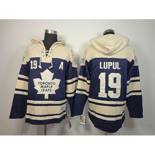 Maple Toronto Maple Leafs #19 Joffrey Lupul Blue Sawyer Hooded Sweatshirt Stitched Jersey Men's cheap jerseys for sale - CheapJerseys.Shop