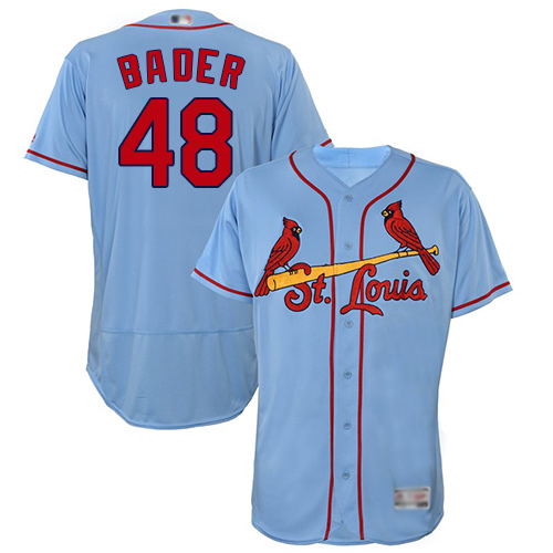 St.Louis Cardinals #48 Harrison Bader Light Blue Flexbase Authentic Collection Stitched Jersey Men's cheap jerseys for sale - CheapJerseys.Shop