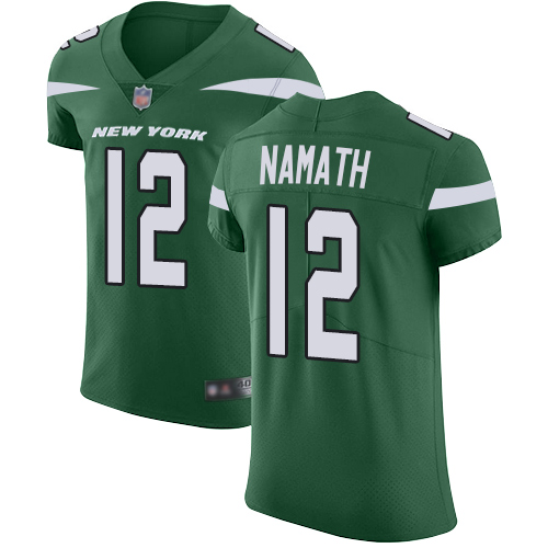 Jets #12 Joe Namath Green Team Color Men's Stitched Vapor Untouchable Elite Jersey cheap jerseys for sale - CheapJerseys.Shop