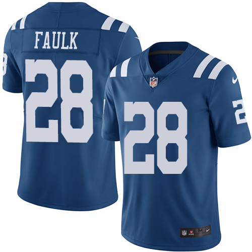 Indianapolis Colts #28 Marshall Faulk Royal Blue Youth Stitched Limited Rush Jersey Youth cheap jerseys for sale - CheapJerseys.Shop