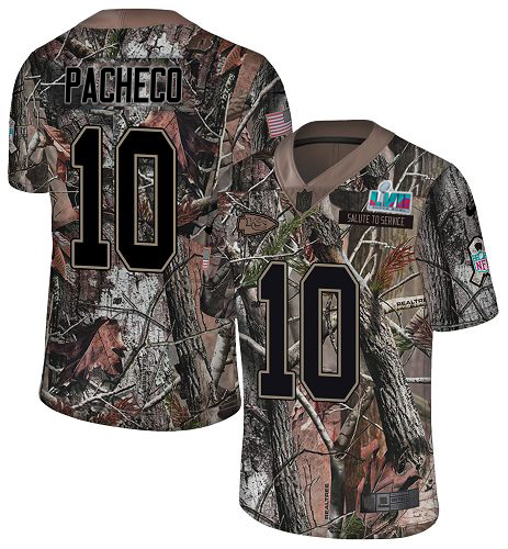 Chiefs #10 Isiah Pacheco Camo Super Bowl LVII Patch Men's Stitched Limited Rush Realtree Jersey cheap jerseys for sale - CheapJerseys.Shop