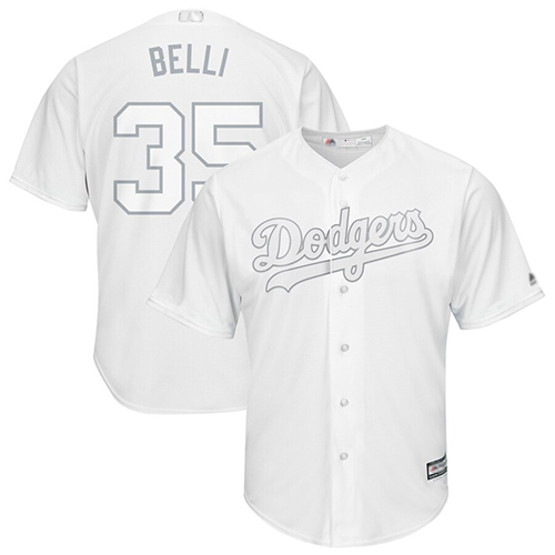 Los Angeles Dodgers #35 Cody Bellinger White