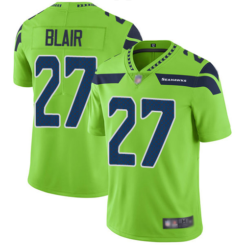 Seattle Seahawks #27 Marquise Blair Green Men's Stitched Limited Rush Jersey Men's cheap jerseys for sale - CheapJerseys.Shop