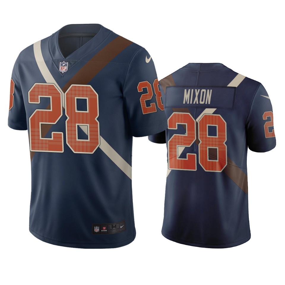 Cincinnati Bengals #28 Joe Mixon Navy Vapor Limited City Edition Jersey cheap jerseys for sale - CheapJerseys.Shop