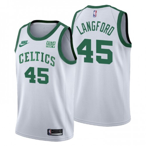 Boston Boston Celtics #45 Romeo Langford Youth Releases Classic Edition 75th Anniversary Jersey White Youth cheap jerseys for sale - CheapJerseys.Shop