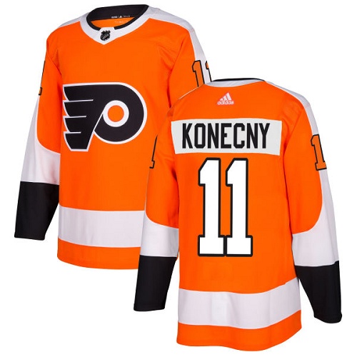 Philadelphia Flyers #11 Travis Konecny Orange Home Authentic Stitched Youth Jersey Youth cheap jerseys for sale - CheapJerseys.Shop
