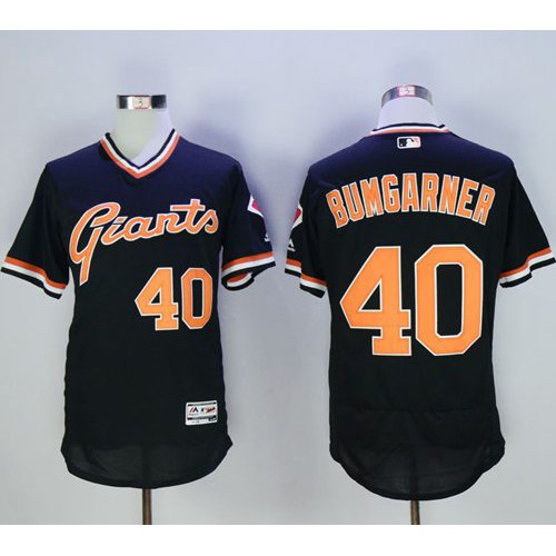 San Francisco Giants #40 Madison Bumgarner Black Flexbase Authentic Collection Cooperstown Stitched Jersey Men's cheap jerseys for sale - CheapJerseys.Shop