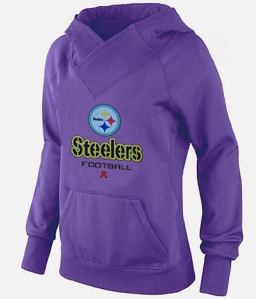 Women's Pittsburgh Steelers Big & Tall Critical Victory Pullover Hoodie Purple cheap jerseys for sale - CheapJerseys.Shop