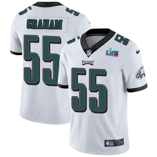 Eagles #55 Brandon Graham White Super Bowl LVII Patch Youth Stitched Vapor Untouchable Limited Jersey cheap jerseys for sale - CheapJerseys.Shop