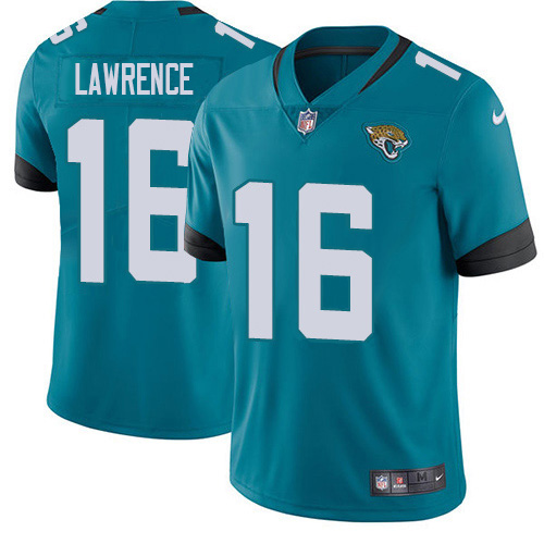 Jaguars #16 Trevor Lawrence Teal Green Alternate Men's Stitched Vapor Untouchable Limited Jersey cheap jerseys for sale - CheapJerseys.Shop