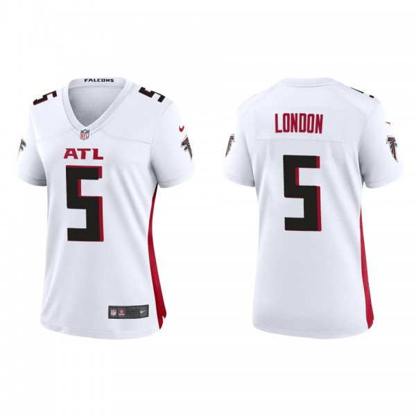Women Atlanta Falcons #5 Drake London White Vapor Untouchable Limited Stitched Jersey cheap jerseys for sale - CheapJerseys.Shop