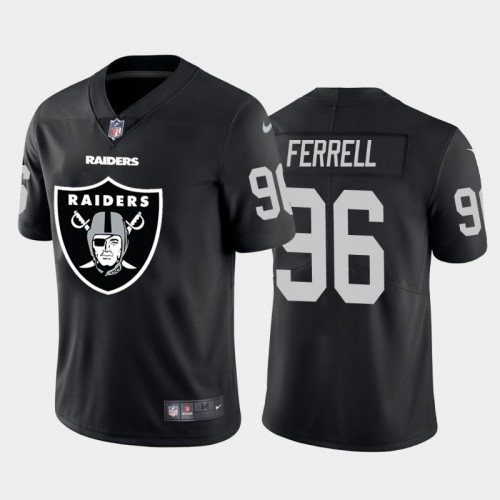 Las Vegas Las Vegas Raiders #96 Clelin Ferrell Black Men's Big Team Logo Vapor Limited Jersey Men's cheap jerseys for sale - CheapJerseys.Shop